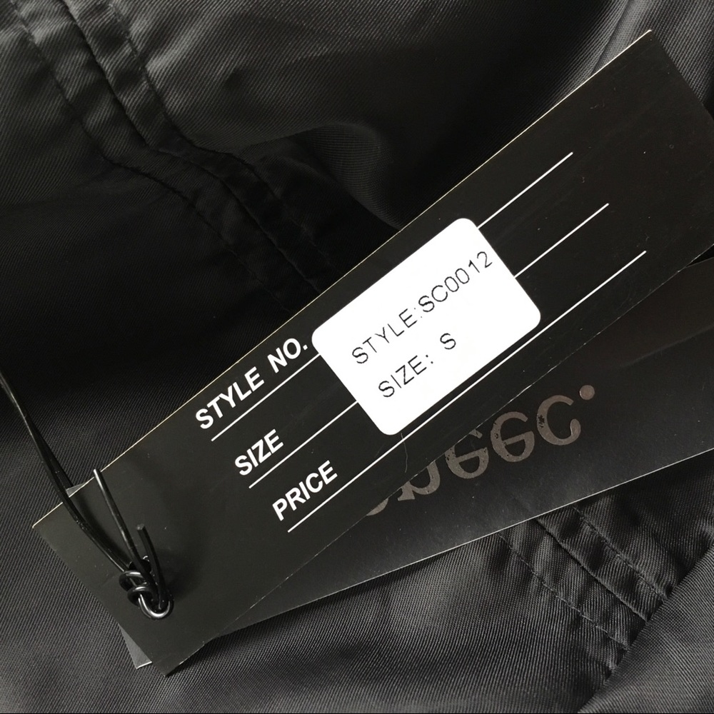 NWT Renee c. Black Windbreaker S - Picture 4 of 6